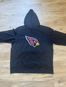 Nike Therma-Fit Herren XL Arizona Cardinals NFL Schwarz Hoodie Sweatshirt Pullover - Bild 1 von 13
