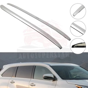 2 X Roof Rack silver Cross Bar luggage carrier For Toyota Highlander 2014-2017 - Picture 1 of 11
