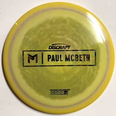 Discraft Paul McBeth Prototype SWIRLY ESP Anax 175g Scaled New - Image 1 of 3