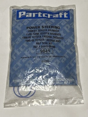 1995 96 97 98 99 2000 2001 TOYOTA 4x4 TACOMA 4RUNNER P/S RACK SEAL REBUILD KIT - Image 1 of 2