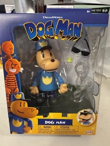 Jakks Pacific Dreamworks Dog Man Movie 5 pollici figura cane uomo NUOVO 2025 - Foto 1 di 7