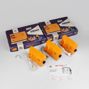 3 x Dux Elkino Nr. 900 - alter Spielzeug Filmprojektor mit Motorantrieb - DEFEKT - Bild 1 von 7