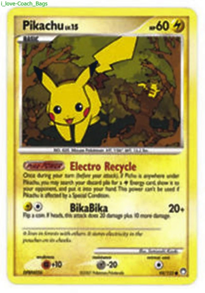 Pikachu - 94/123 Mysterious Treasures Common Pokemon Near Mint - Image 1 of 1