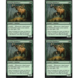 4 x GRAZING GLADEHART NM Zendikar vs Eldrazi MTG Green - Antelope Com - Foto 1 di 1