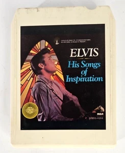 Elvis His Songs Of Inspiration 8 Track Tape Vintage Crying In The Chapel 1977 - Picture 1 of 2