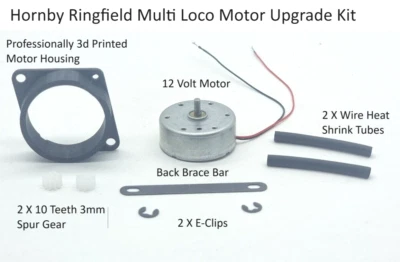 HORNBY MULTI CLASS 4 WHEEL RINGFIELD MOTOR BOGIE DIESEL TRAIN LOCO UPGRADE KIT