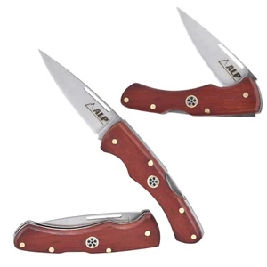 Heavy-Duty Cold Steel Folding Knife - Practical EDC & Outdoor Knives - Redwood - Picture 1 of 8