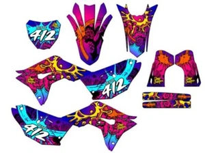 2019-2021 CRF 250 R ZANY Pink Senge Graphics Kit Compatible with Honda - Picture 1 of 10