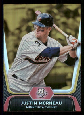 2012 Bowman Platinum Gold #84 Justin Morneau - Image 1 of 2