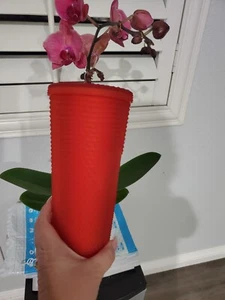 Starbucks 2020 Studded Holiday Tumbler, 24oz - Matte Red - Picture 1 of 2