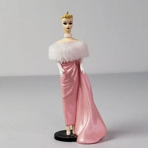 Barbie Enchanted Evening Christmas Holiday Ornament 1996 Edition Pink Dress - Picture 1 of 8