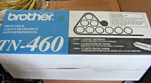 Original OEM Brother TN-460 schwarze Tonerkassette mit hoher Kapazität - neu & versiegelt im Karton! - Bild 1 von 3