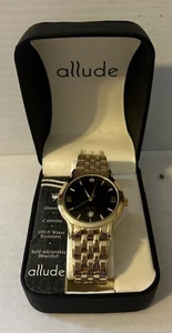 NEW ALLUDE Classy watch Gold Tone Needs Battery - Picture 1 of 7
