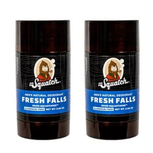 Dr. Squatch Deodorante Naturale Fresh Falls 75g, Senza Alluminio, CONFEZIONE DOPPIA - Foto 1 di 4