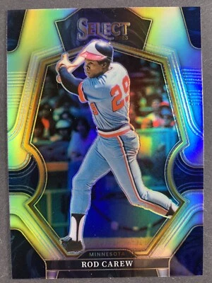 Rod Carew 2023 Panini Select - PREMIER LEVEL SILVER PRISM #181 Minnesota Twins - Image 1 of 2