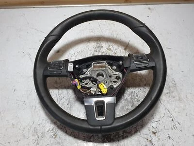 VOLKSWAGEN GOLF STEERING WHEEL LEATHER, STANDARD, NON PADDLE SHIFT TYPE, GEN 6,  - Image 1 of 4