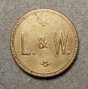 Mechanical Orchestration: L. & W.   Good For One Tune. Brass, 20mm - Picture 1 of 2