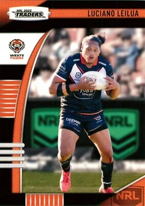 2022 WESTS TIGERS NRL Card LUCIANO LEILUA Traders - Picture 1 of 2