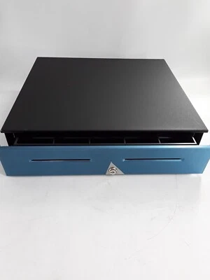 APG/NCR Radiant Cash Drawer Model JD296-12-BL1816C w/Till/Keys 2163-1000