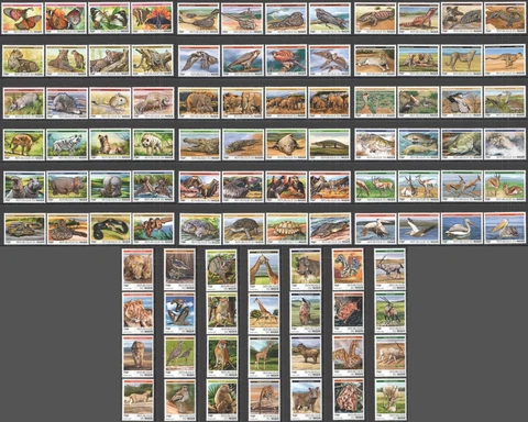A0005 2015 NIGER BIRDS ANIMALS BUTTERFLIES FAUNA FULL SET ! #3747-3846 MNH Cover