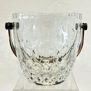 Rogaska Crystal Gallia 5.5" Ice Bucket w/"Silver" Handle - Picture 1 of 10