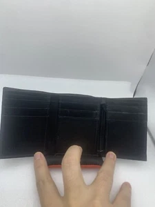 Cartera de cuero genuino Marshal Sure Pure Perfect negra A1 - Imagen 1 de 5