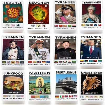 Quartett Tyrannen Seuchen Ungeziefer Junkfood Brutalismus Marienerscheinungen - Bild 1 von 3