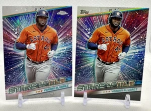 Yordan Alvarez 2024 Topps Series 1 #SMLB-8 & #CSMLB-8 Stars of MLB Astros Lot - Picture 1 of 2