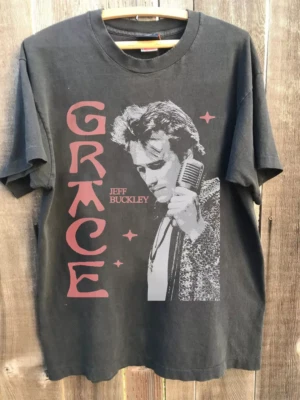 Camiseta negra Jeff Buckley Singer Grace Album talla completa S-5XL Foto 1 de 3