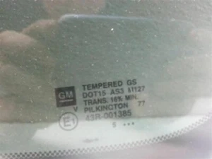 Drivers Quarter Glass with Privacy Tint for 05-09 Chevrolet Uplander - Picture 1 of 2
