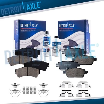 Front and Rear Ceramic Brake Pads for 2006-2012 Ford Fusion Lincoln MKZ Mazda 6 - Image 1 of 4