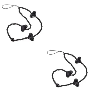 Set of 2 Liebe Handyseil Telefon-Herz-Lanyard Dekorative Telefonkette - Zdjęcie 1 z 12