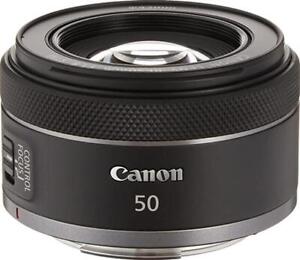 Canon RF 50mm f/1.8 STM Black Photography Camera Lens