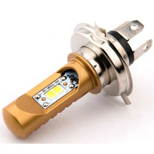 H4 LED High Low Beam Front Light Bulb Bright Headlight DRL Light For Motorcycle - Picture 1 of 12