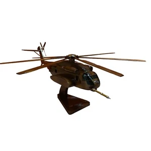CH53K Sea Stallion Mahagoni Holz Desktop Hubschrauber Modell - Bild 1 von 5
