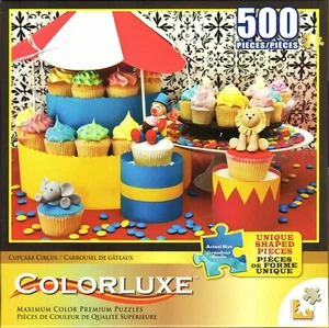 Rompecabezas Colorluxe 500 piezas - cupcake circo - Imagen 1 de 1