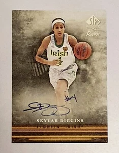 Skylar Diggins Smith 2013-14 SP Authentic Canvas Collection ON CARD Auto #56 RC - Bild 1 von 4