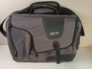 FUL Laptop Messenger CarryOn Luggage Travel Bag Shoulder Tote Gray Black - Picture 1 of 9