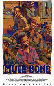MULE BONE (1991) Theatre window card poster for Hughes-Hurston play - Picture 1 of 1