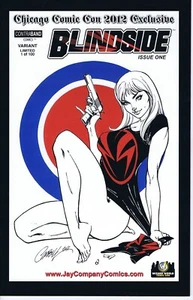 RARE! - BLINDSIDE #1 WIZARD WORLD CHICAGO 2012 LTD 100 - J SCOTT CAMPBELL - NM - Picture 1 of 1