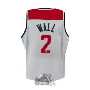 John Wall Autographed Washington Custom White Basketball Jersey - BAS - Picture 1 of 2
