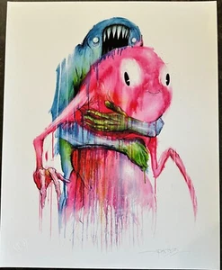 SIGNED "THE BACKPACK" Art Print ALEX PARDEE  16 x 20 - Picture 1 of 4