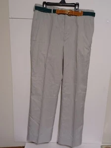 Vintage Bill Blass Blue Stripped Dress Pants Men 34s 4-Pockets 34x30 - Picture 1 of 5