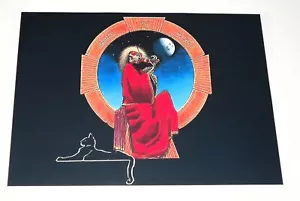 Grateful Dead Jerry Garcia / Bob Weir "Blues for Allah" 1975 Cat Poster 19"x13" - Picture 1 of 2