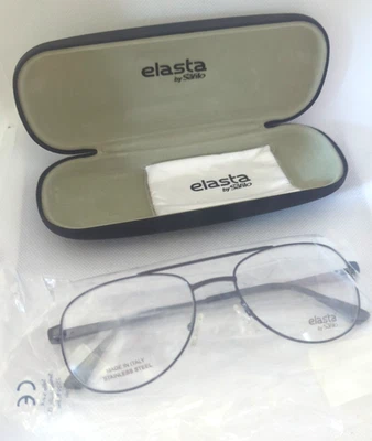 Elasta Eyeglasses Safilo Mens 7115 09LW Gray - New - Image 1 of 4