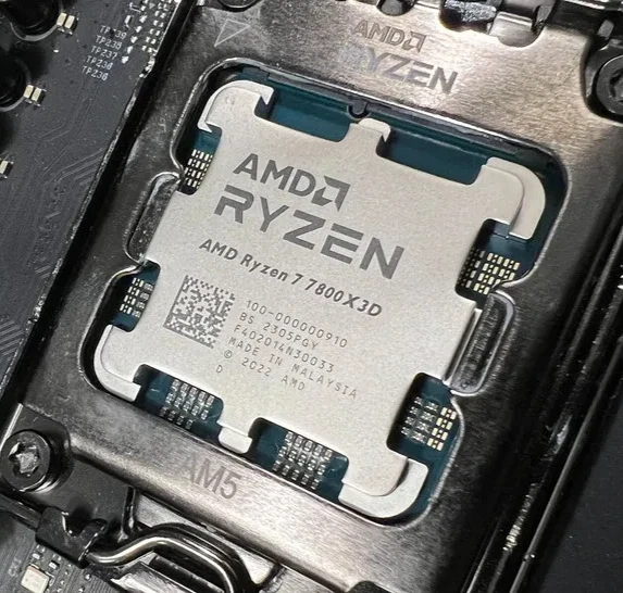 AMD Ryzen 7 7800X3D Processor (4.2GHz, 8 Core, Socket AM5) - 100-100000910WOF - Image 1 of 1