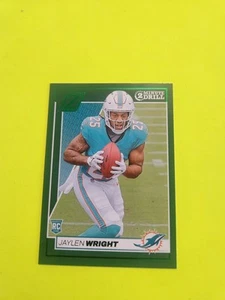 JAYLEN WRIGHT 2024 PANINI ZENITH #149 2 MINUTE DRILL RC DOLPHINS RB - Picture 1 of 3