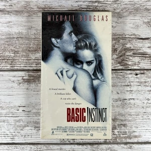 Basic Instinct (VHS, 1992) Sharon Stone Michael Douglas (NIB/NEW) - Picture 1 of 6