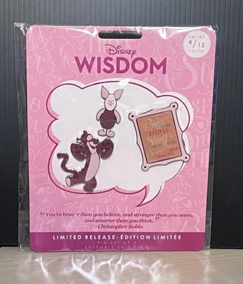  Disney Colección SABIDURÍA LECHÓN TIGGER Edición Limitada Pin Set 4 De 12 NUEVO Foto 1 de 2