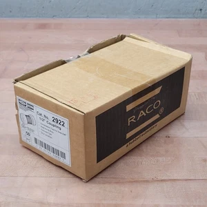 Box of 50 - Raco 2922 Compression Type Coupling, 1/2", Steel Nut And Body - NEW - Picture 1 of 7